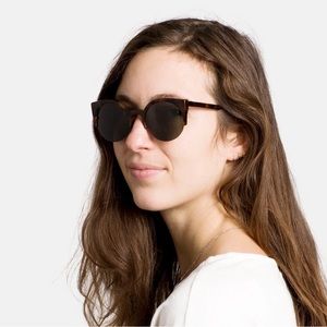 Retro Super Future cat eye sunglasses tortoise havana brown